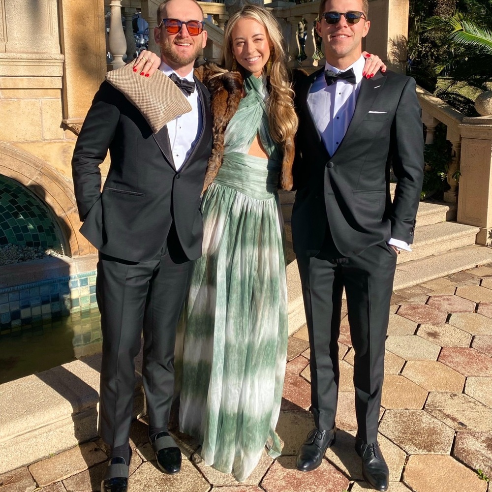 Bronx And Banco ombré gown